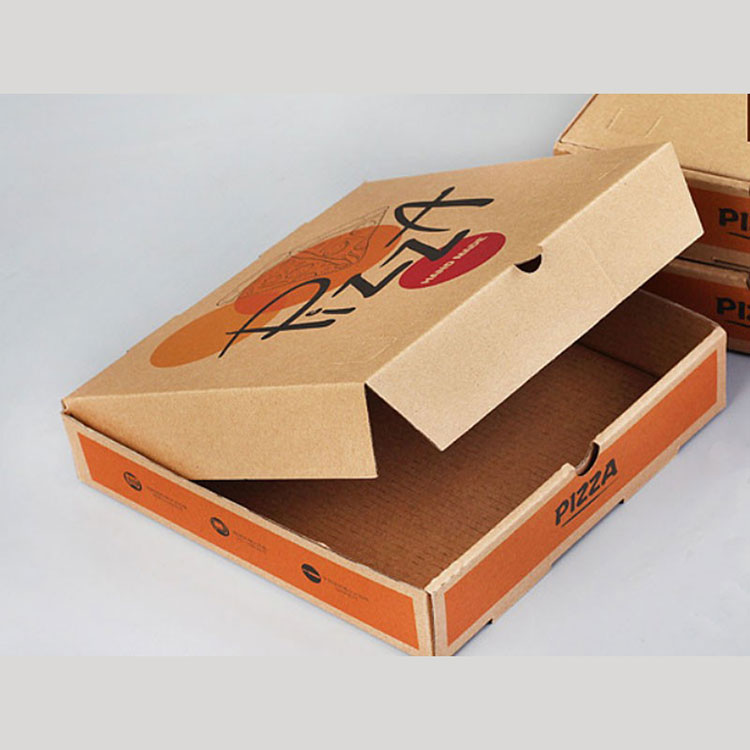 Caja de pizza de papel Kraft de 10 pulgadas