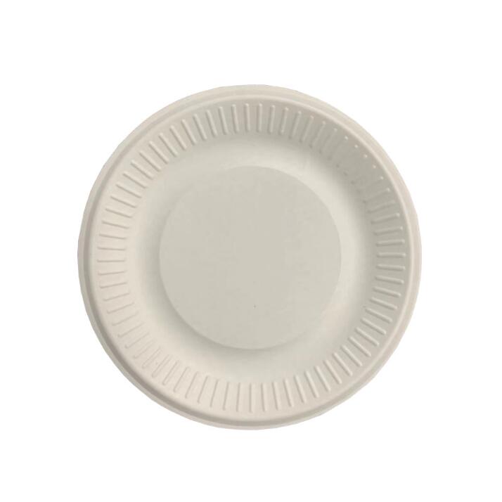 Platos compostables de lujo