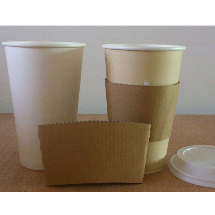 Fundas de papel desechables para tazas de café